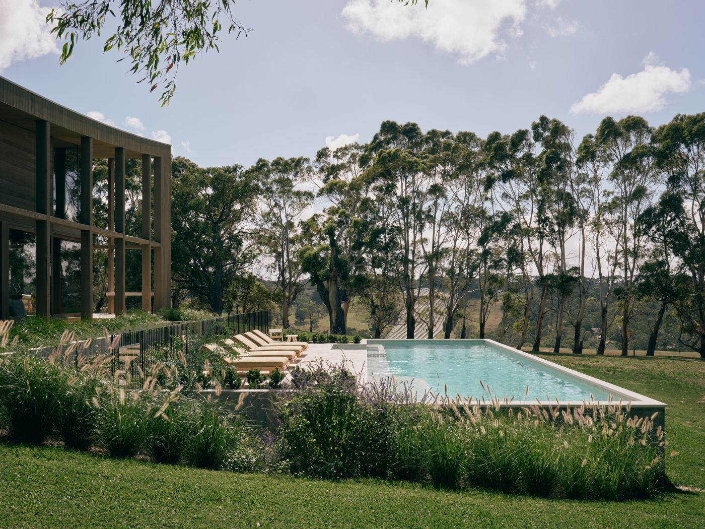 The Farm: country residence with pool among gum trees